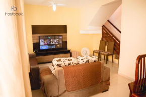 Casa a 400 m da praia do centro - WIFI 200MB - Garagem - TV 500 canais - 2 Quartos - Cozinha equipada - Churrasqueira
